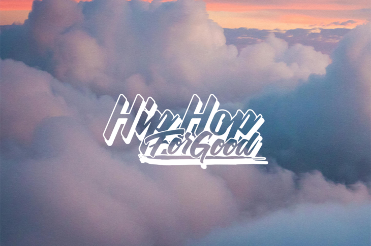 Hip Hop For Good Logo with clouds